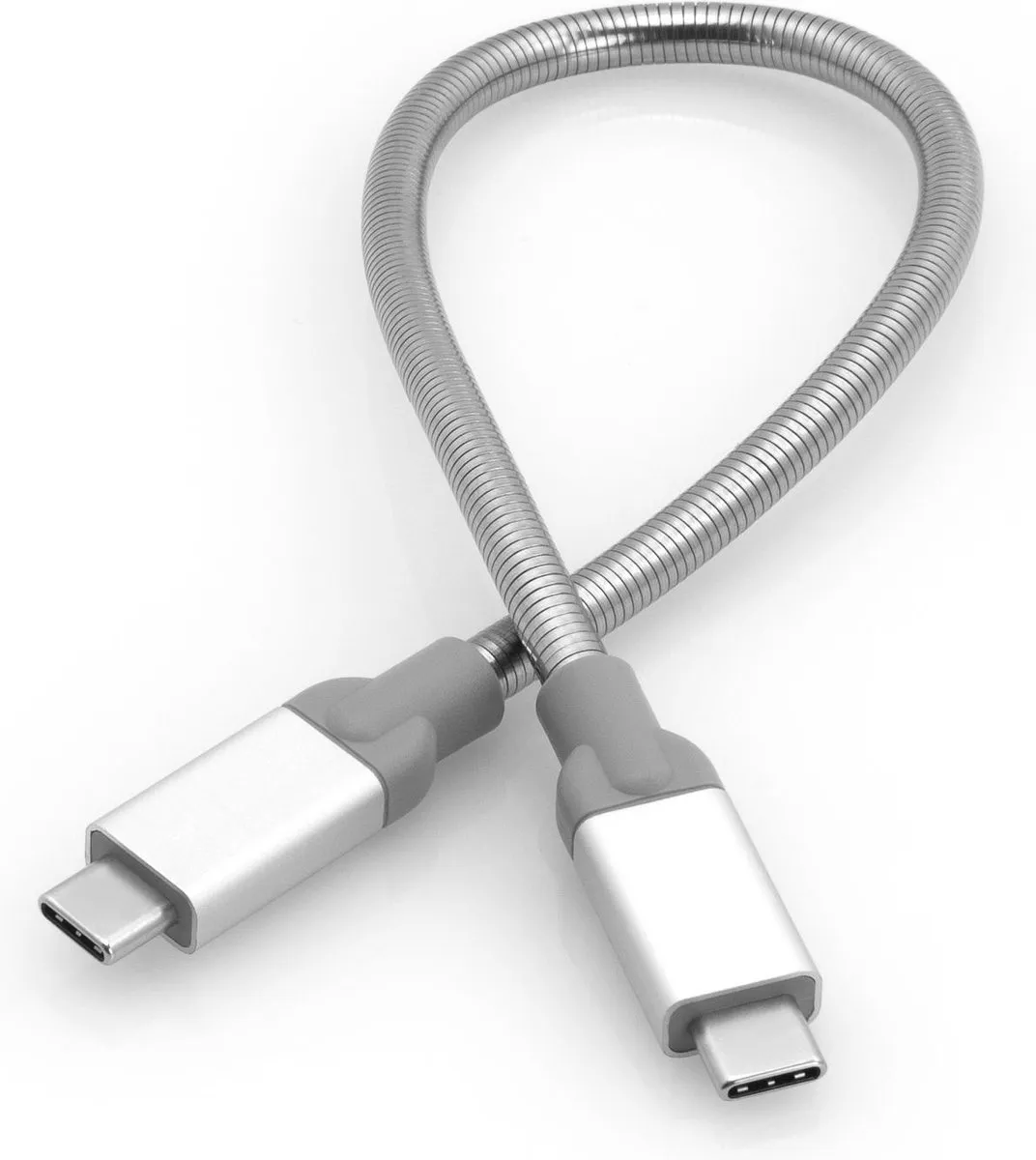 Verbatim USB-C naar USB-C Sync & Oplaadkabel 30cm - USB 3.1 - Grijs