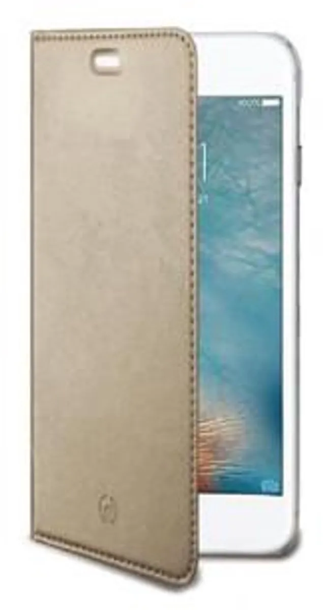 Celly Air Case Book Hoesje Goud - iPhone 7/8/SE 2020/2022