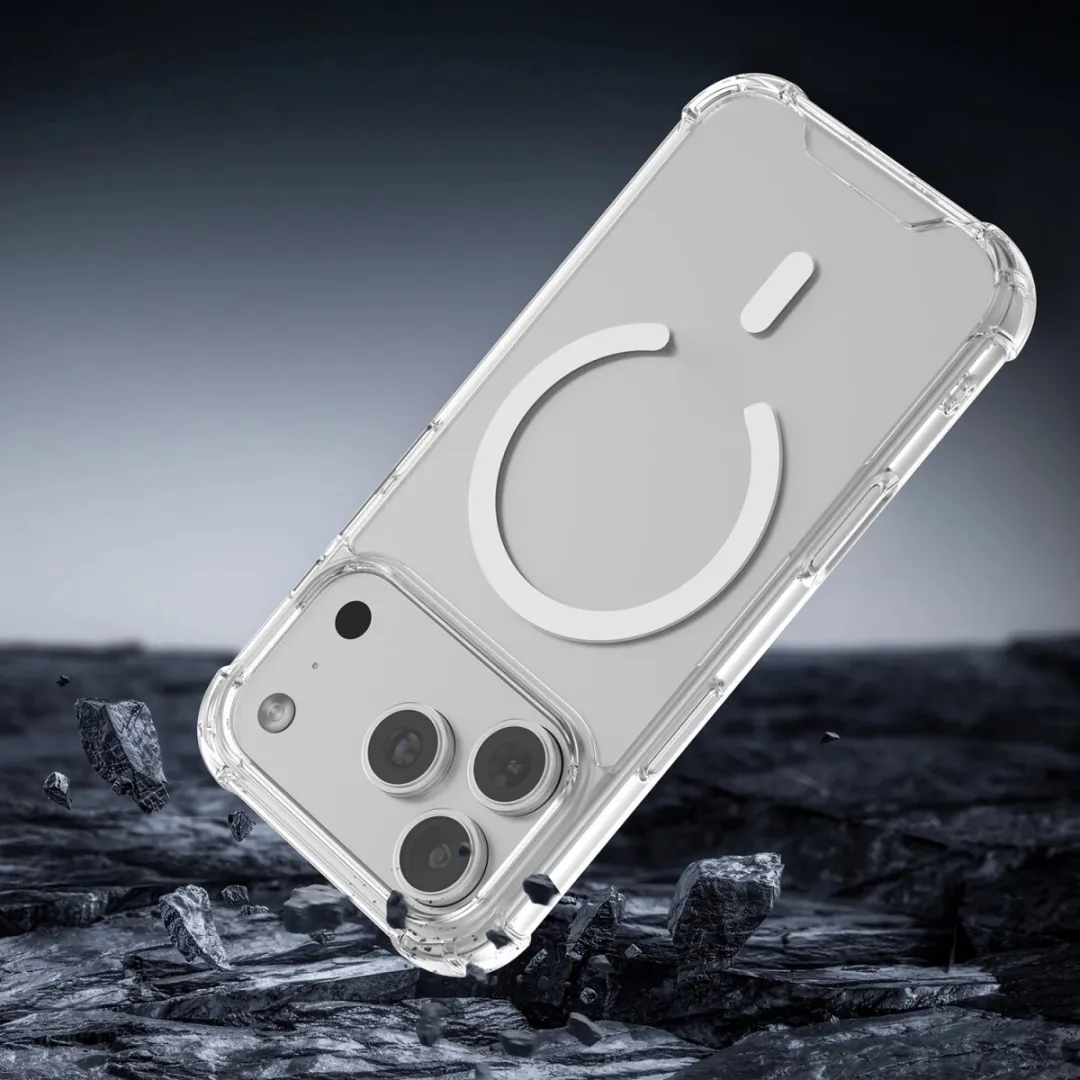 4Smarts Ibiza Serie Hoes iPhone 17 Pro MagSafe - Transparant