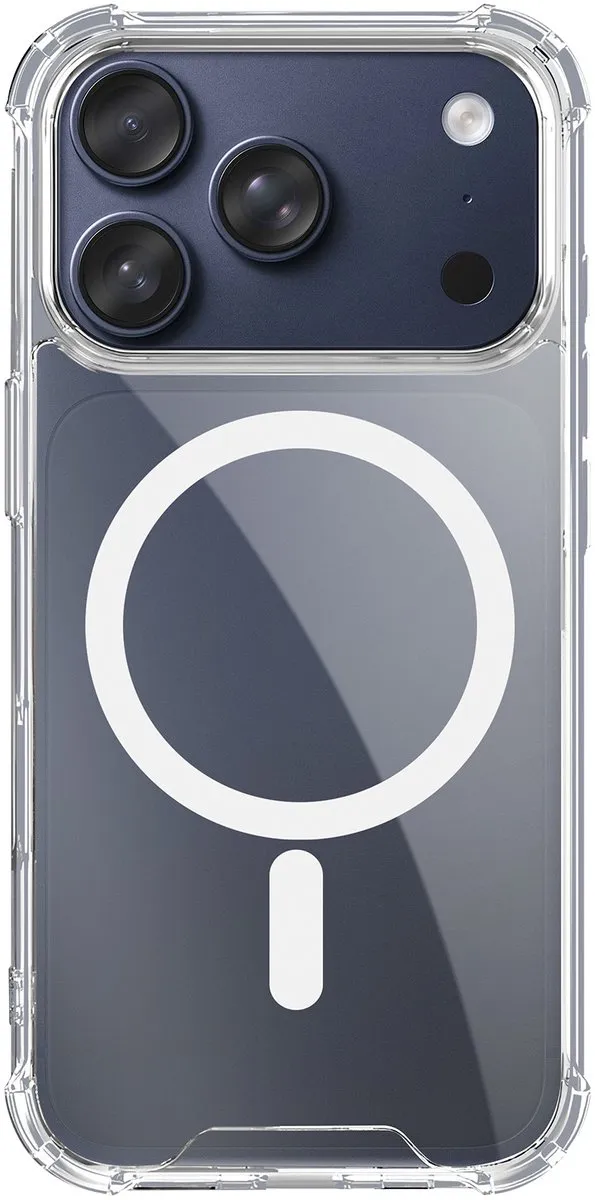 4Smarts Ibiza Serie Hoes iPhone 17 Pro MagSafe - Transparant