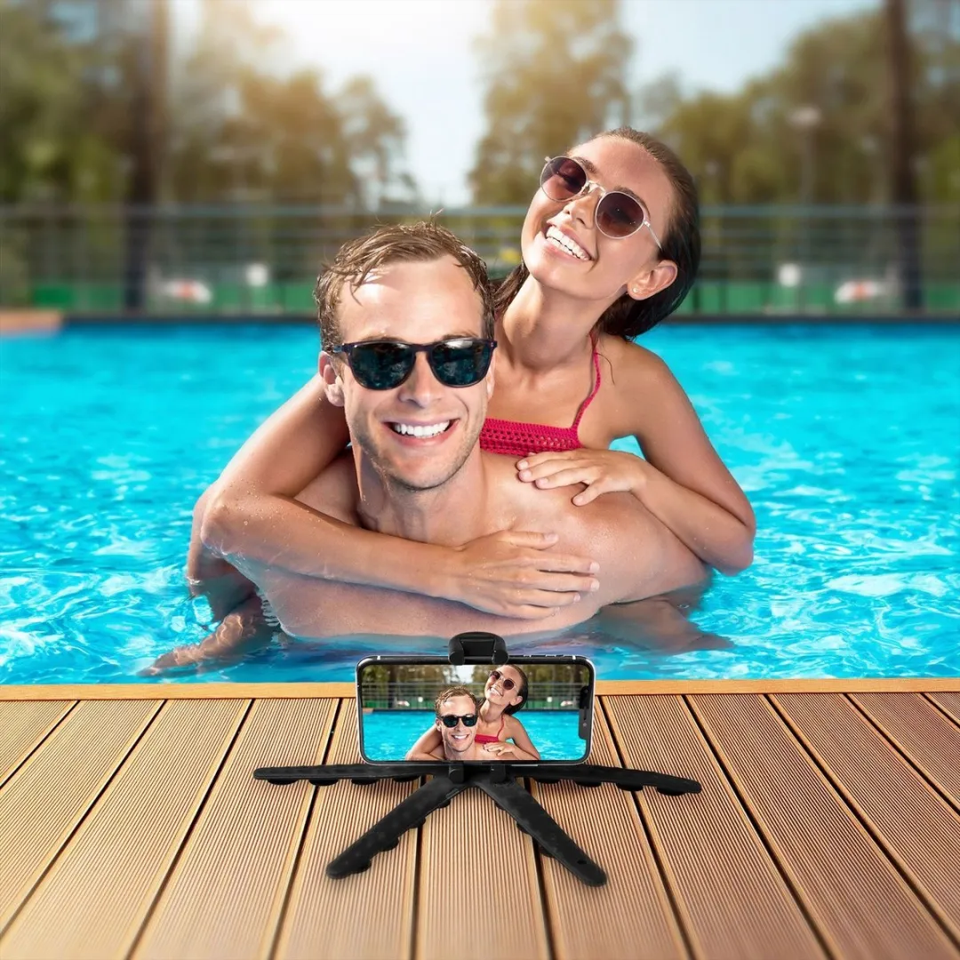 Celly Squiddymax Smartphonehouder - Universeel 8 inch - Zwart