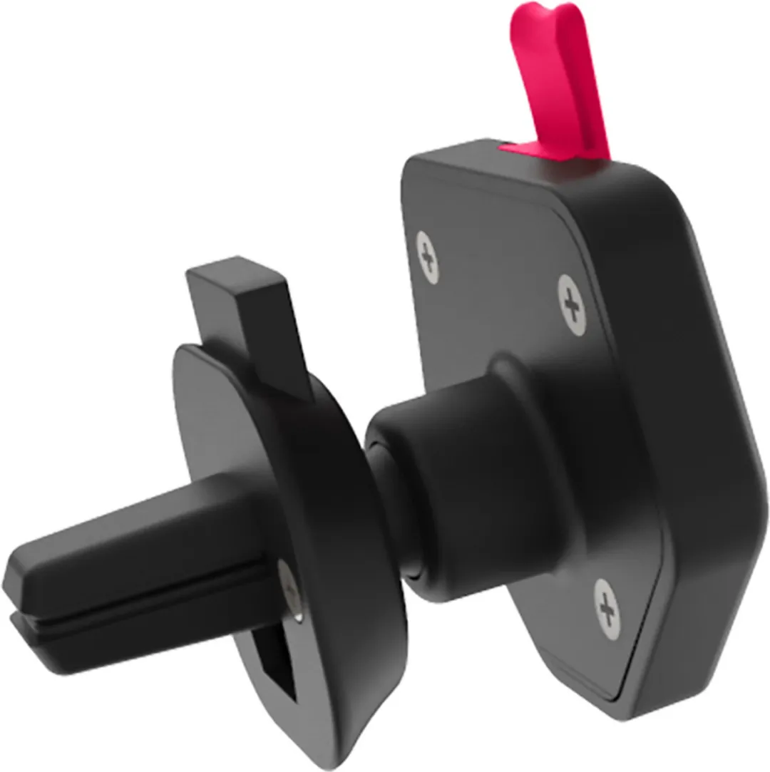 Celly Snap Ventilatierooster Telefoonhouder - Instelbare hoek - Zwart/Rood
