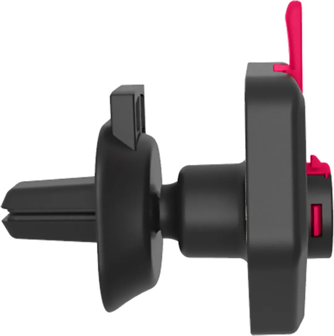 Celly Snap Ventilatierooster Telefoonhouder - Instelbare hoek - Zwart/Rood - afbeelding 6 van 6