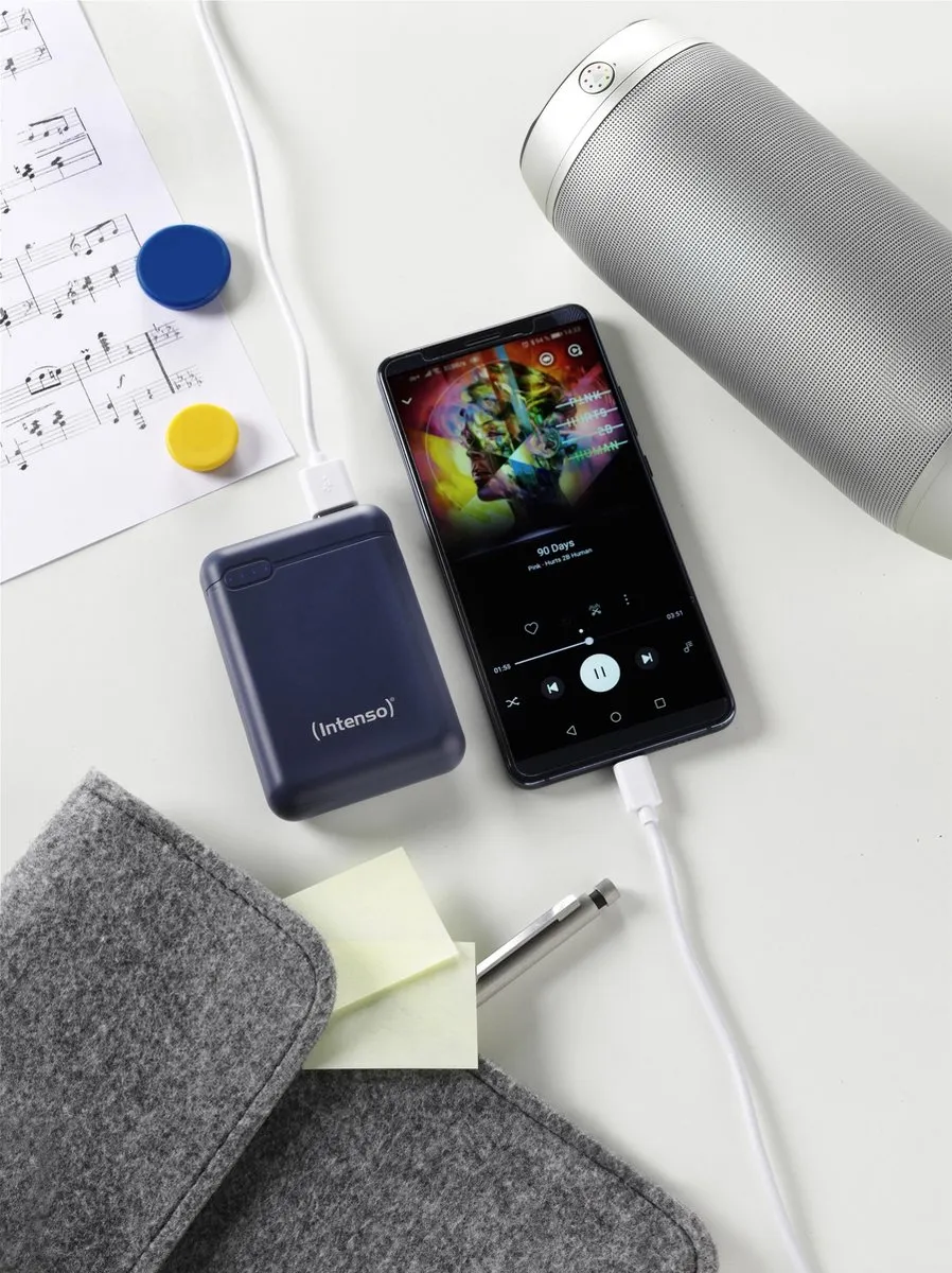 Intenso Powerbank XS10000 10.000mAh - USB-A/USB-C - Blauw