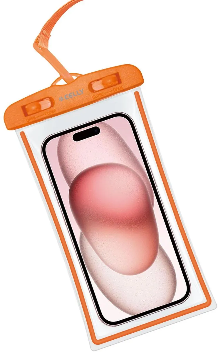 Celly SPLASHBAG24 Waterdichte Hoes 6,7" - Zwart