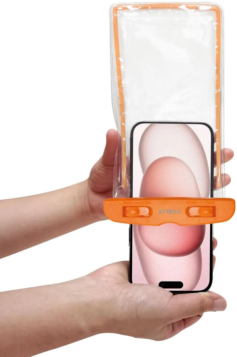 Celly SPLASHBAG24 Waterdichte Hoes 6,7" - Zwart - afbeelding 6 van 6