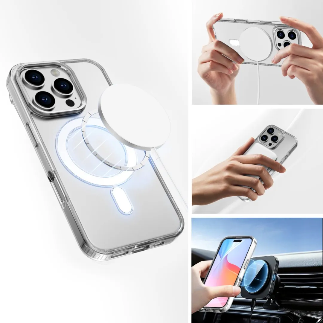 4Smarts MagSafe Hoesje iPhone 16 Pro - Transparant - 541194