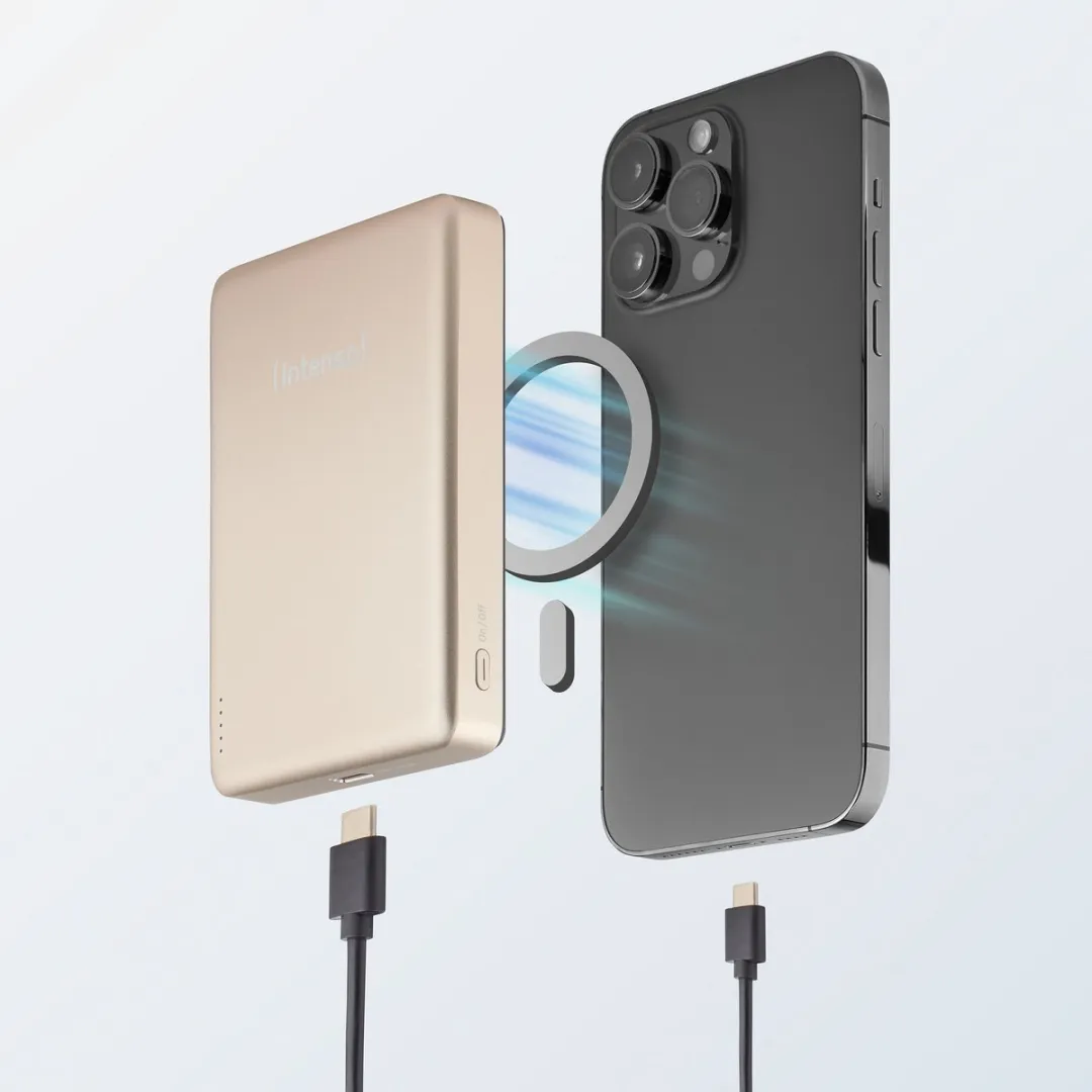 Intenso MW10000 Powerbank 10.000mAh - 20W PD - MagSafe - Goud