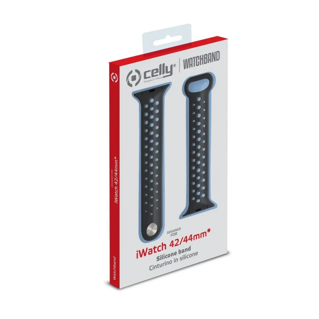 Celly Apple Watch Horlogeband - Zwart