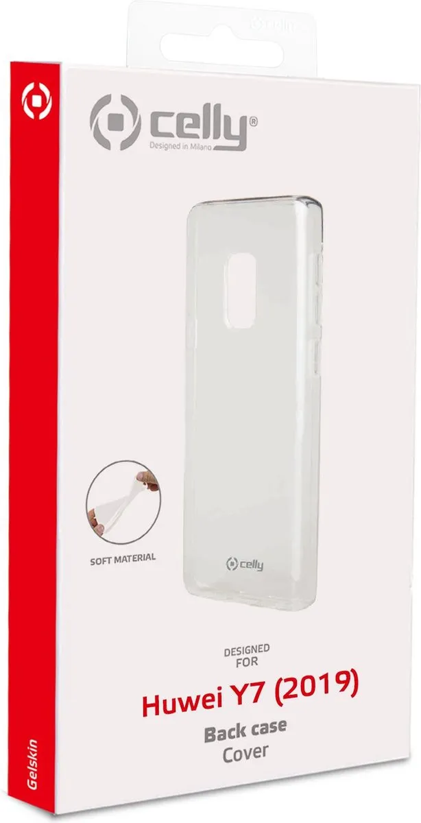 Celly GELSKIN Huawei Y7 (2019) Hoes - Transparant