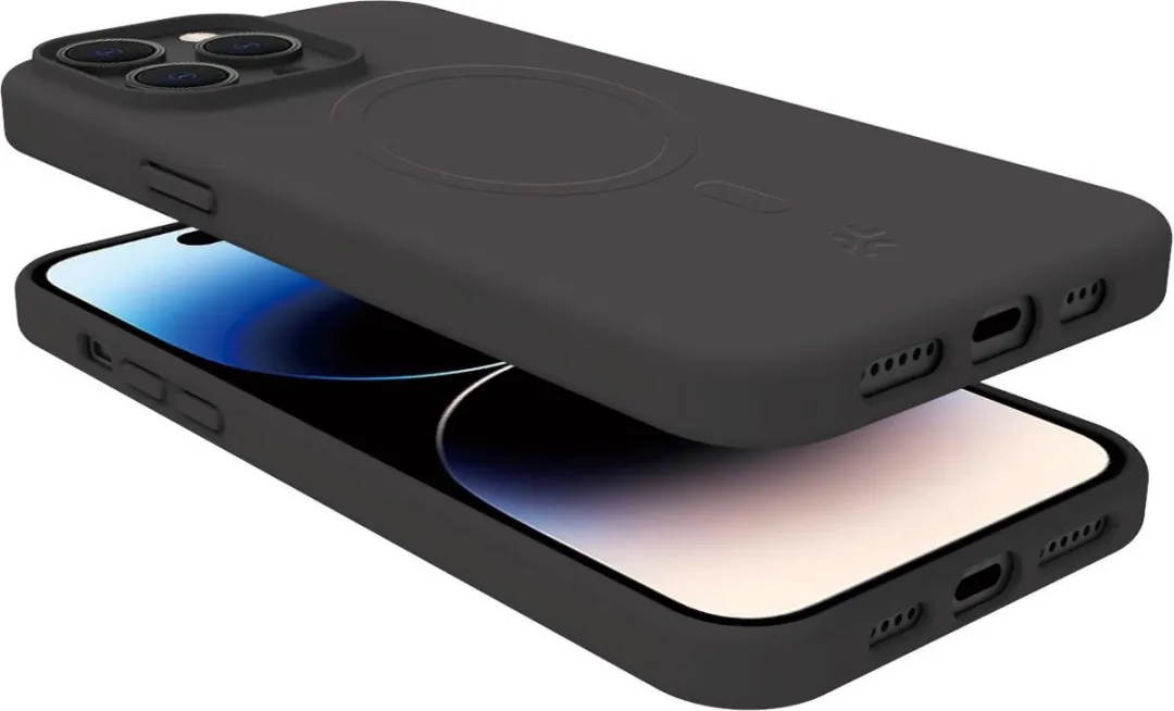 Celly Cromo Siliconen Hoesje iPhone 15 Pro - Zwart - MPN 8021735205630