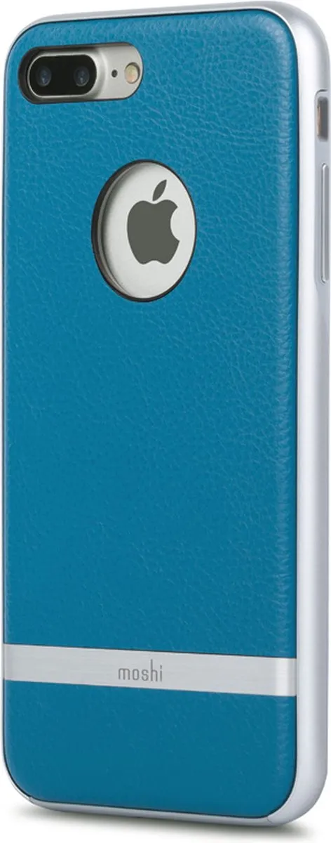 Moshi - iGlaze Napa geschikt voor iPhone 8 Plus/7 Plus - marine blue