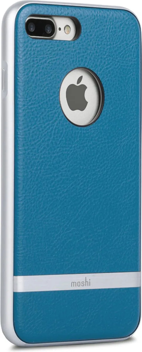 Moshi - iGlaze Napa geschikt voor iPhone 8 Plus/7 Plus - marine blue