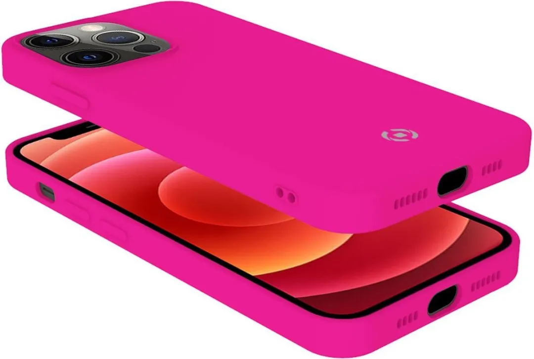 Celly Cromo Back Cover iPhone 13 Pro Max - Roze - CROMO1009PKF