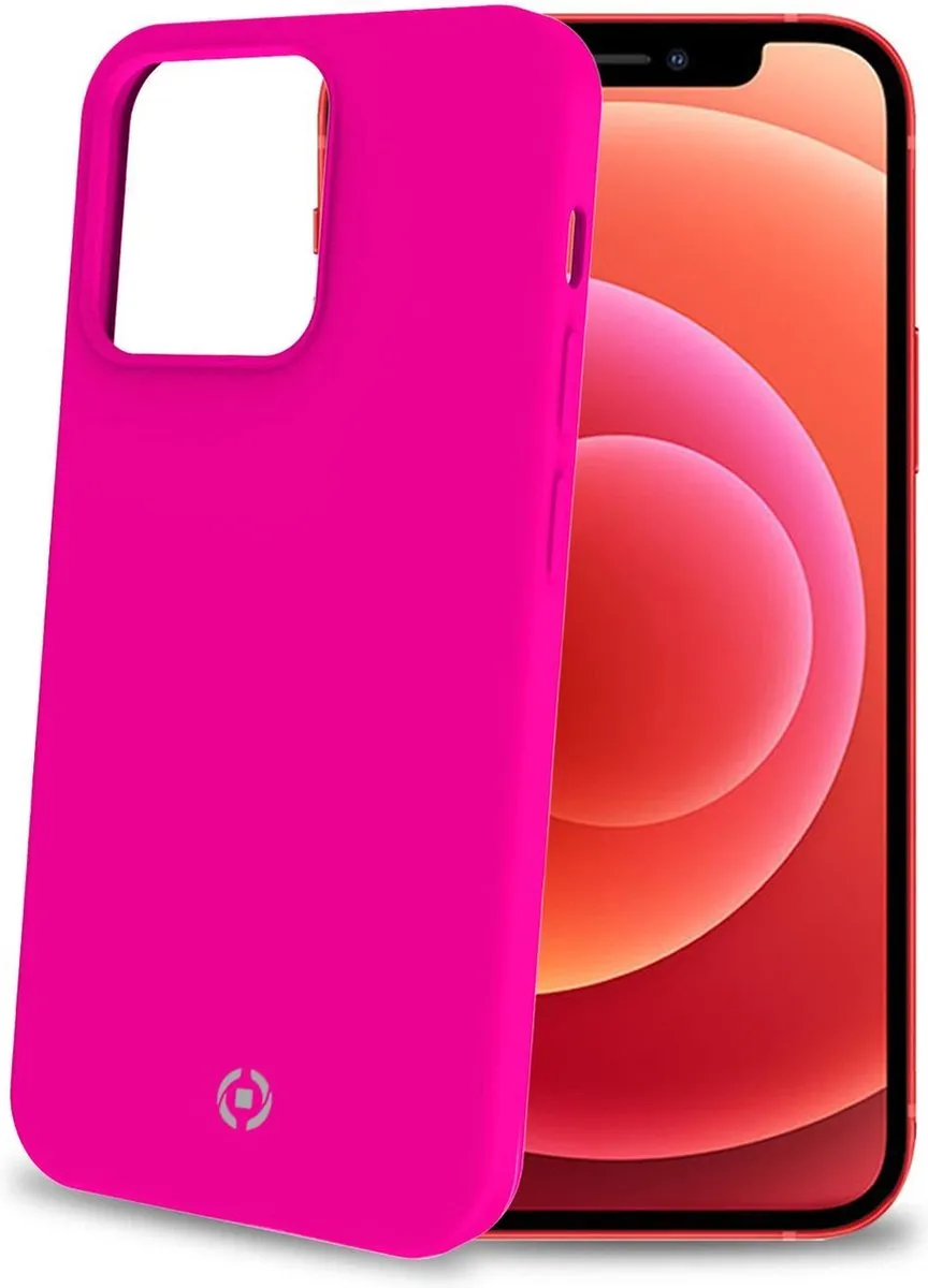 Celly Cromo Back Cover iPhone 13 Pro Max - Roze - CROMO1009PKF - afbeelding 6 van 6