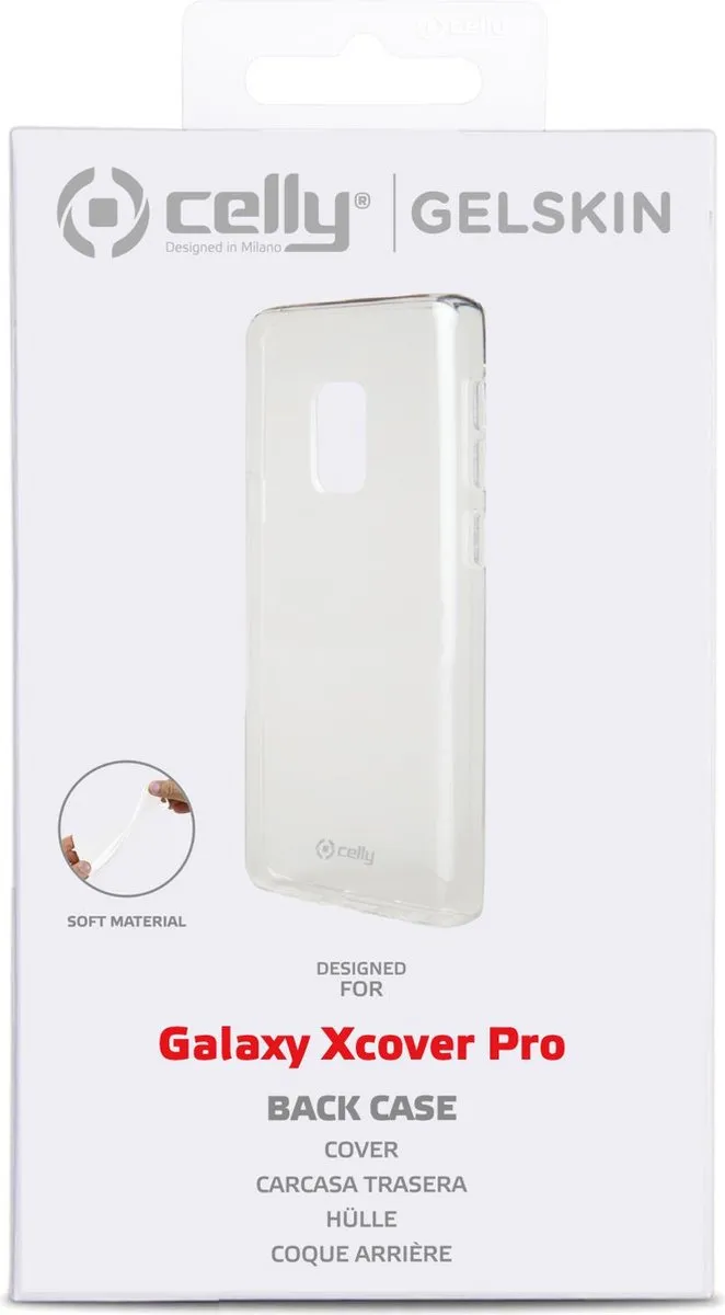 Celly GELSKIN899 Silicone Hoesje - Samsung Galaxy Xcover Pro - Transparant