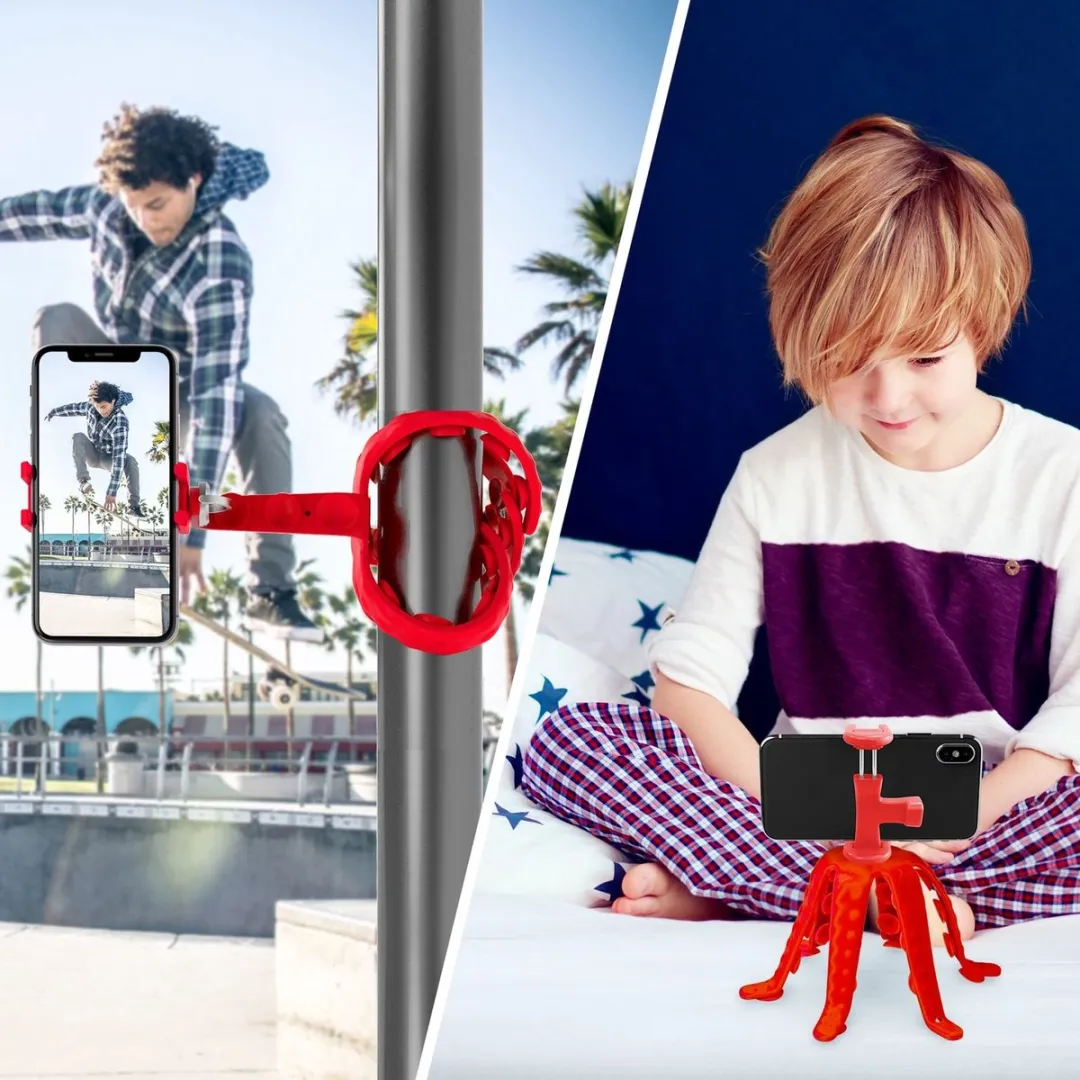 Celly Squiddymax Smartphonehouder - Rood