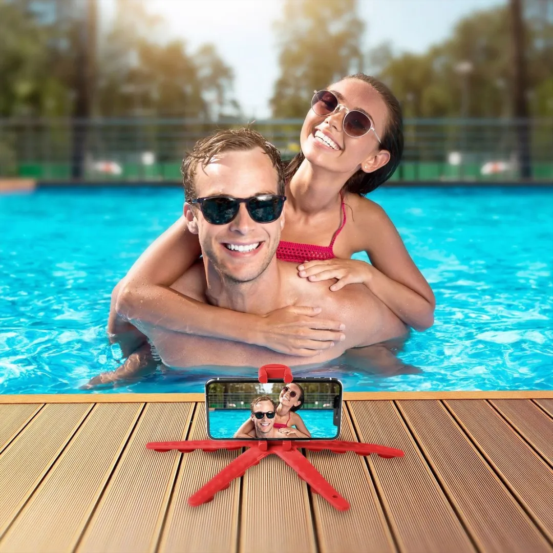 Celly Squiddymax Smartphonehouder - Rood