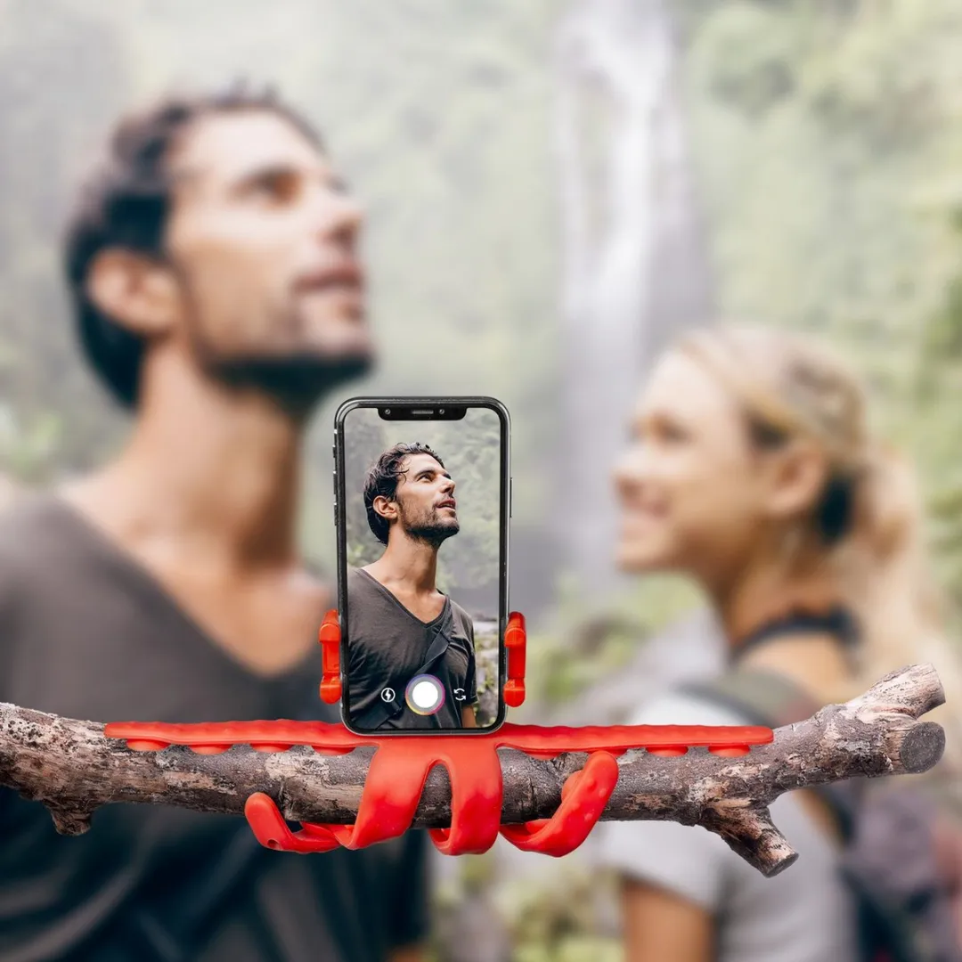 Celly Squiddymax Smartphonehouder - Rood