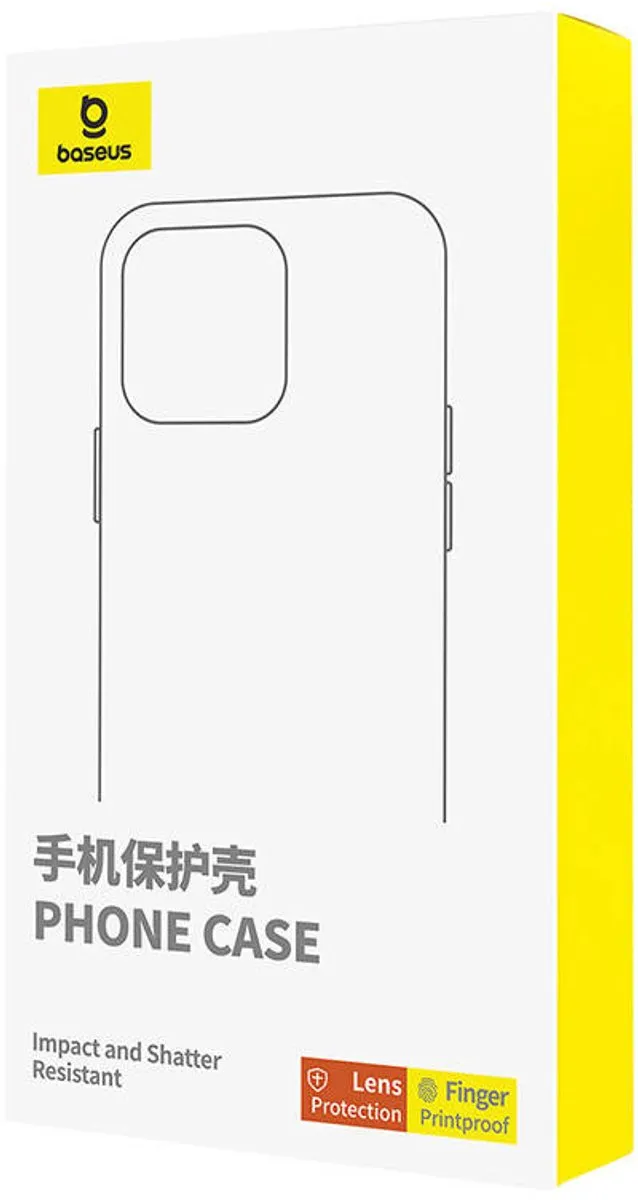 Baseus Skyring 360° Stand Case iPhone 15 - Transparent