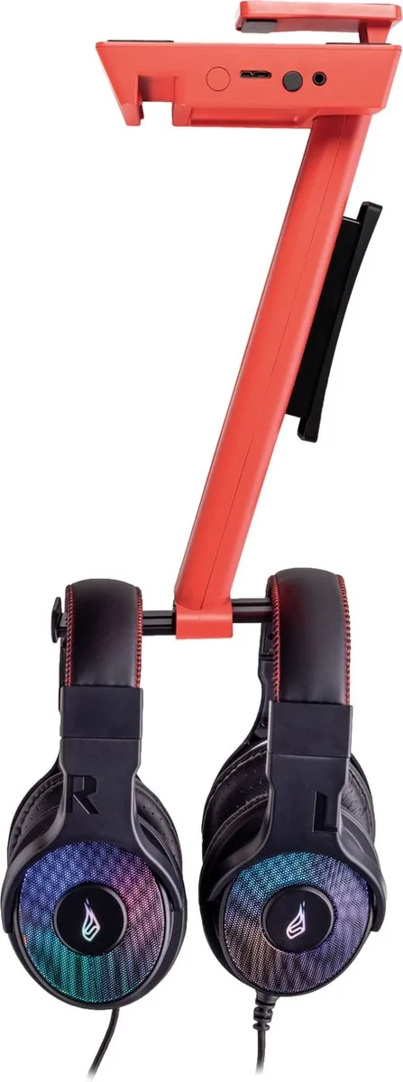 Verbatim SureFire VINSON N2 Koptelefoonstandaard - Rood - afbeelding 6 van 6