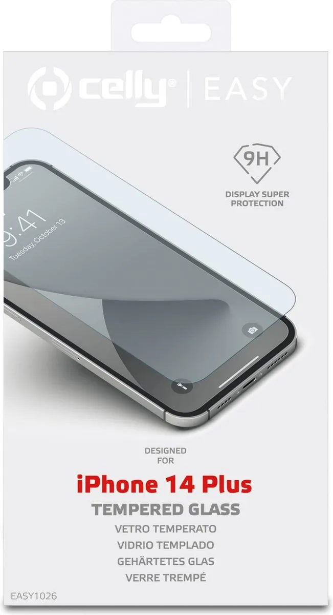 Celly iPhone 14 Plus Screen Protector - afbeelding 5 van 6