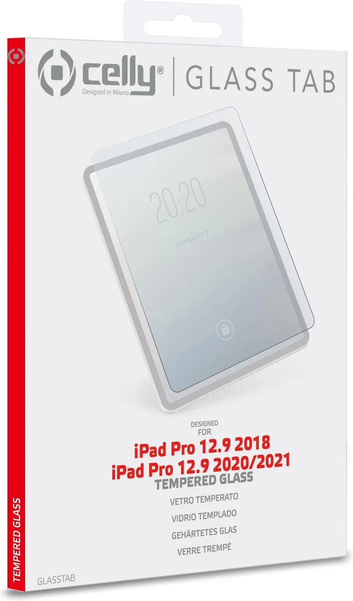 Celly GLASSTAB03 Glasbeschermer iPad Pro 11/12.9 - Apple - afbeelding 4 van 4