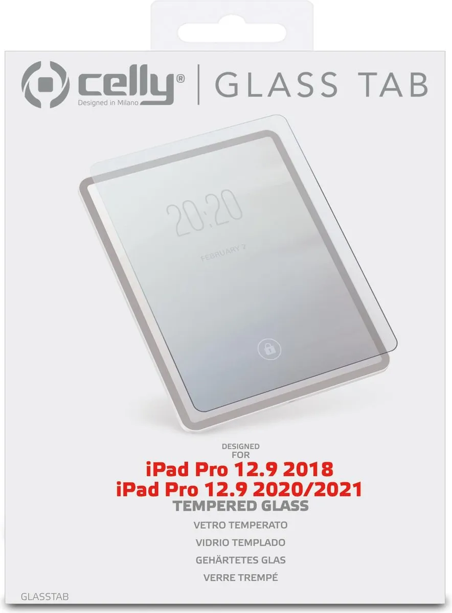 Celly GLASSTAB03 Glasbeschermer iPad Pro 11/12.9 - Apple - afbeelding 3 van 4