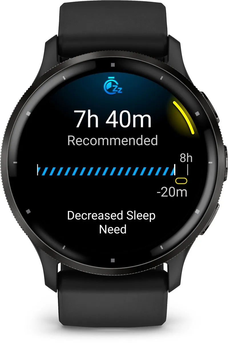 Garmin Venu 3 Sporthorloge 45mm - AMOLED - Zwart