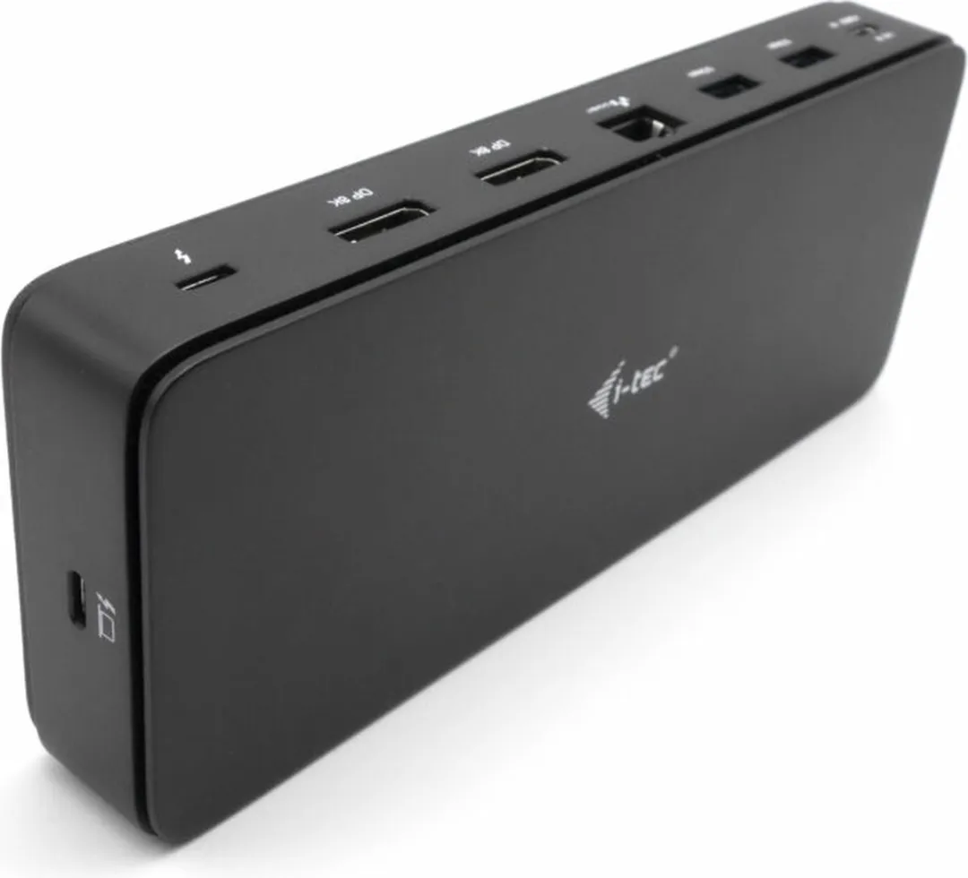 I-tec Thunderbolt 4 TB4DUALDPDOCKPDPRO Docking Station - Zwart