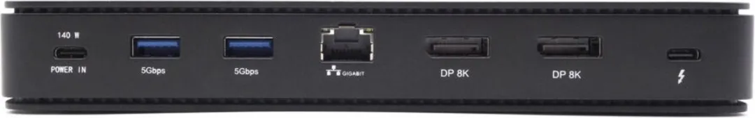 I-tec Thunderbolt 4 TB4DUALDPDOCKPDPRO Docking Station - Zwart - afbeelding 6 van 6