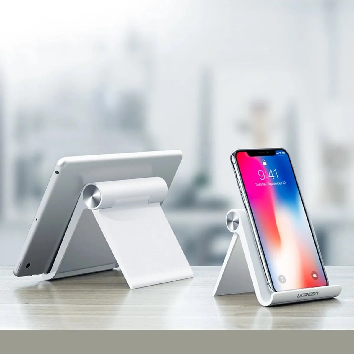 UGREEN Verstelbare Smartphone/Tablet Stand 7.9" - Zwart