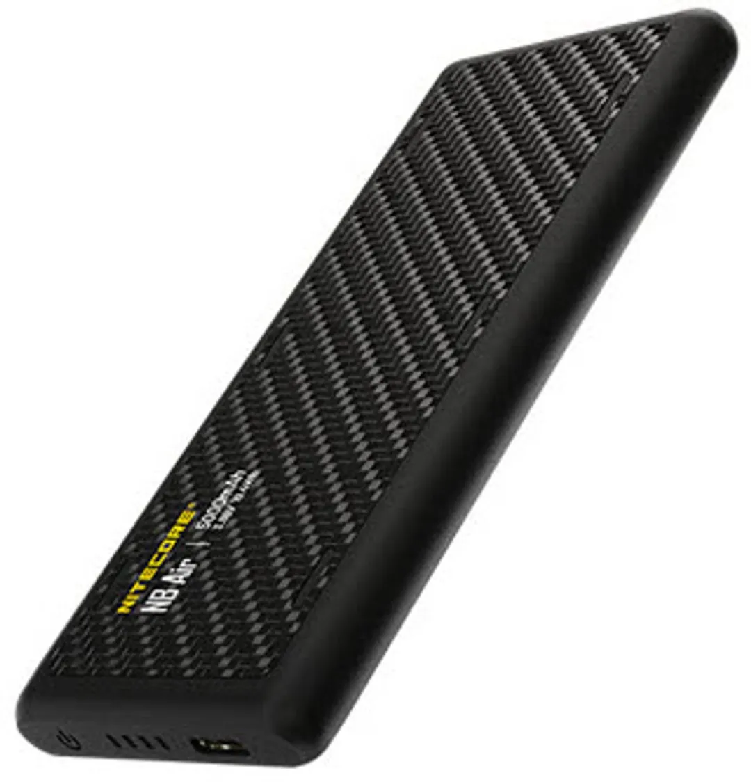Nitecore NB Air Powerbank 5000mAh - 18W - Zwart