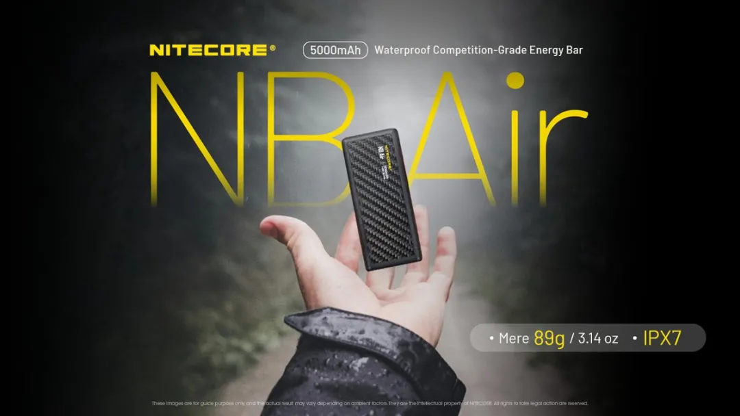 Nitecore NB Air Powerbank 5000mAh - 18W - Zwart - afbeelding 6 van 6