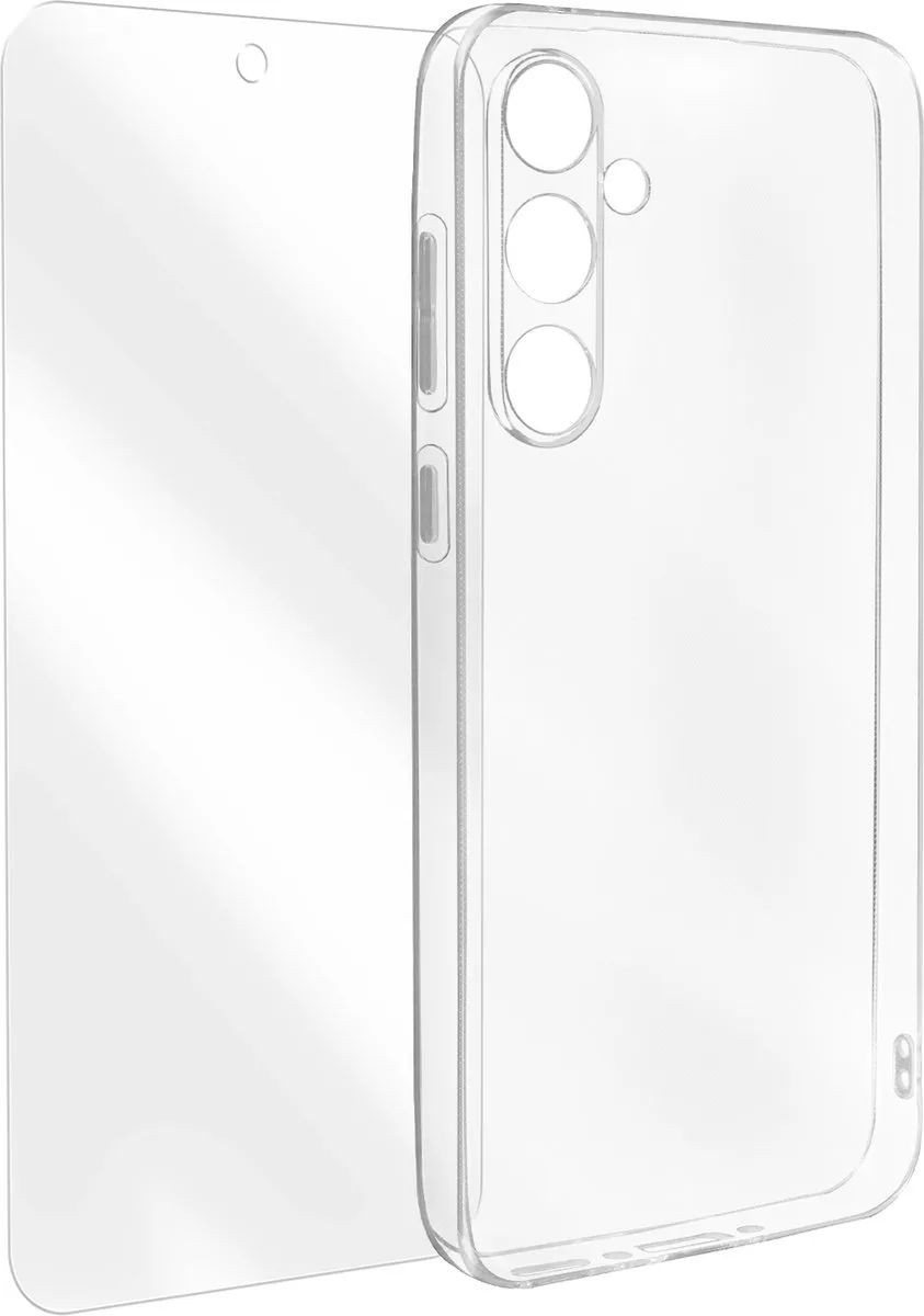 4Smarts Hoes Samsung Galaxy A35 9H Gehard Glas - Transparant