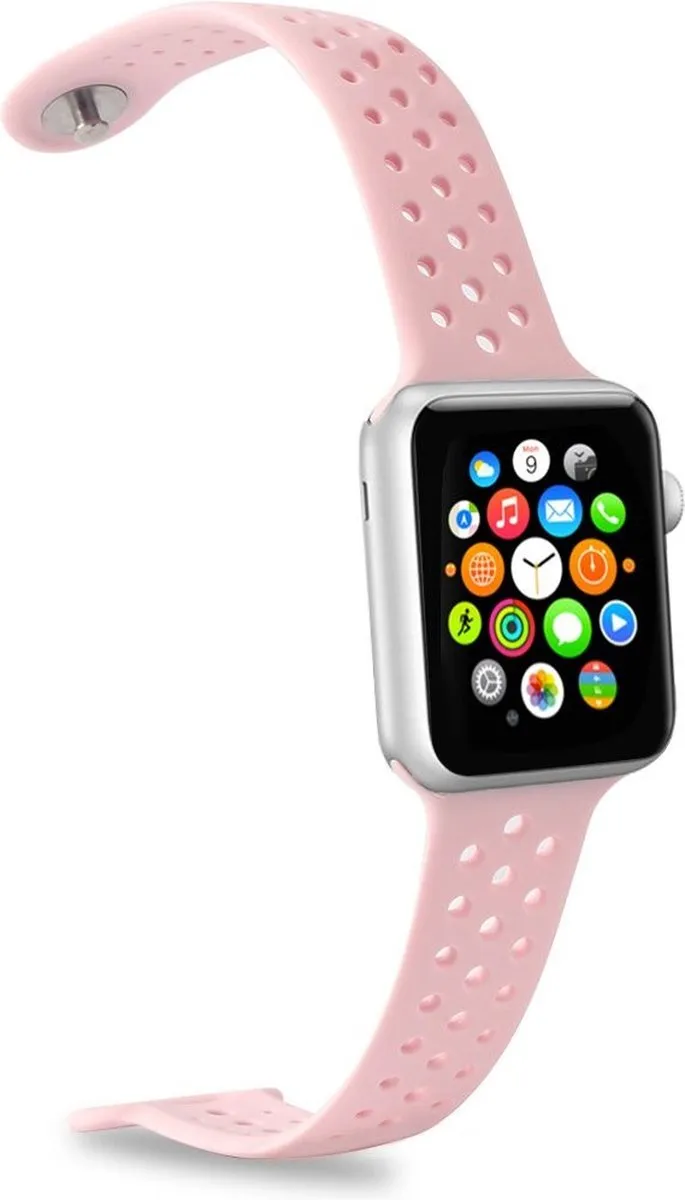 Celly Siliconen Apple Watch Bandje Roze