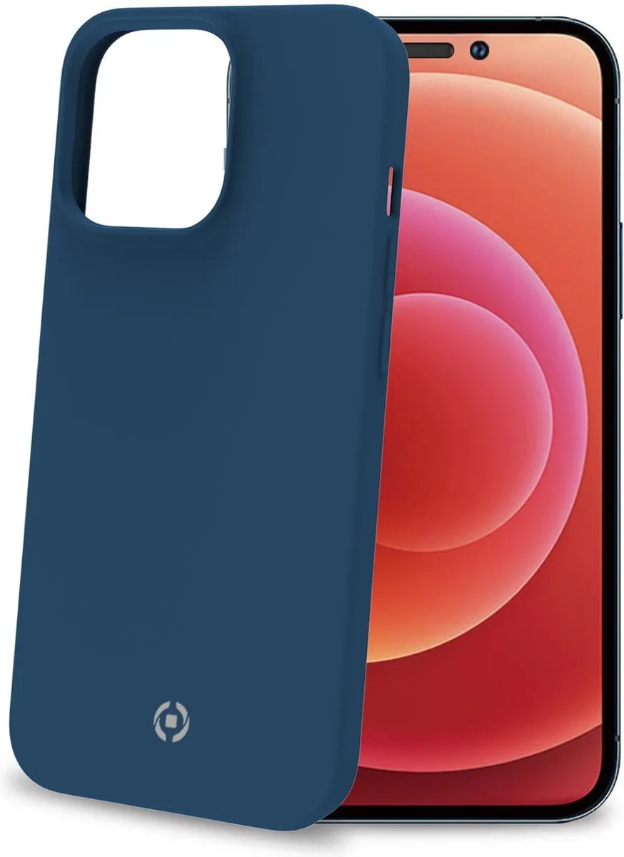 Celly Cromo Siliconen Hoesje iPhone 14 Pro Max - Blauw