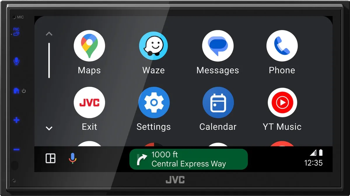 JVC KW-M593BT 2DIN AV-Receiver - 5 Kanalen 50W - Zwart