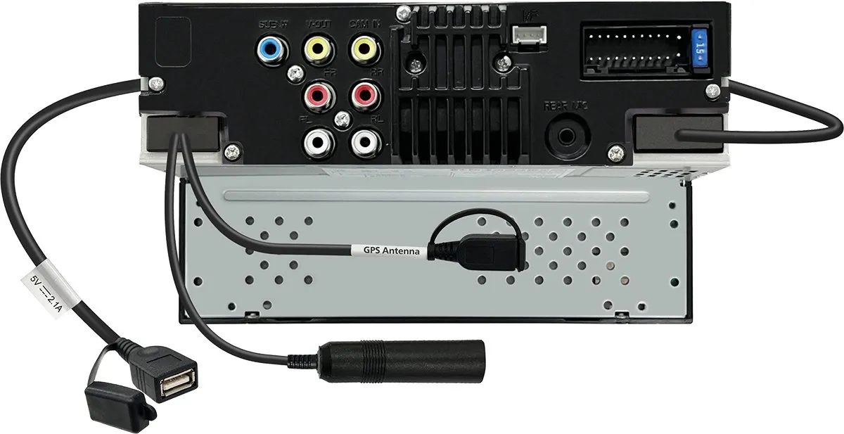 JVC KW-M593BT 2DIN AV-Receiver - 5 Kanalen 50W - Zwart - afbeelding 6 van 6