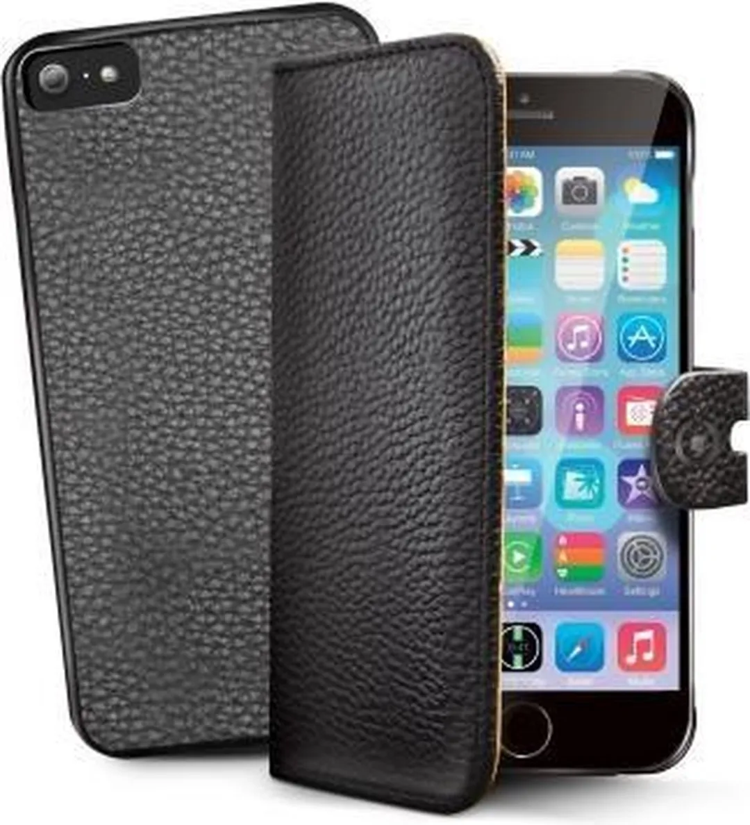 Celly Ambo 2-in-1 Wallet Case iPhone 6/6S 6G10165902 - Zwart