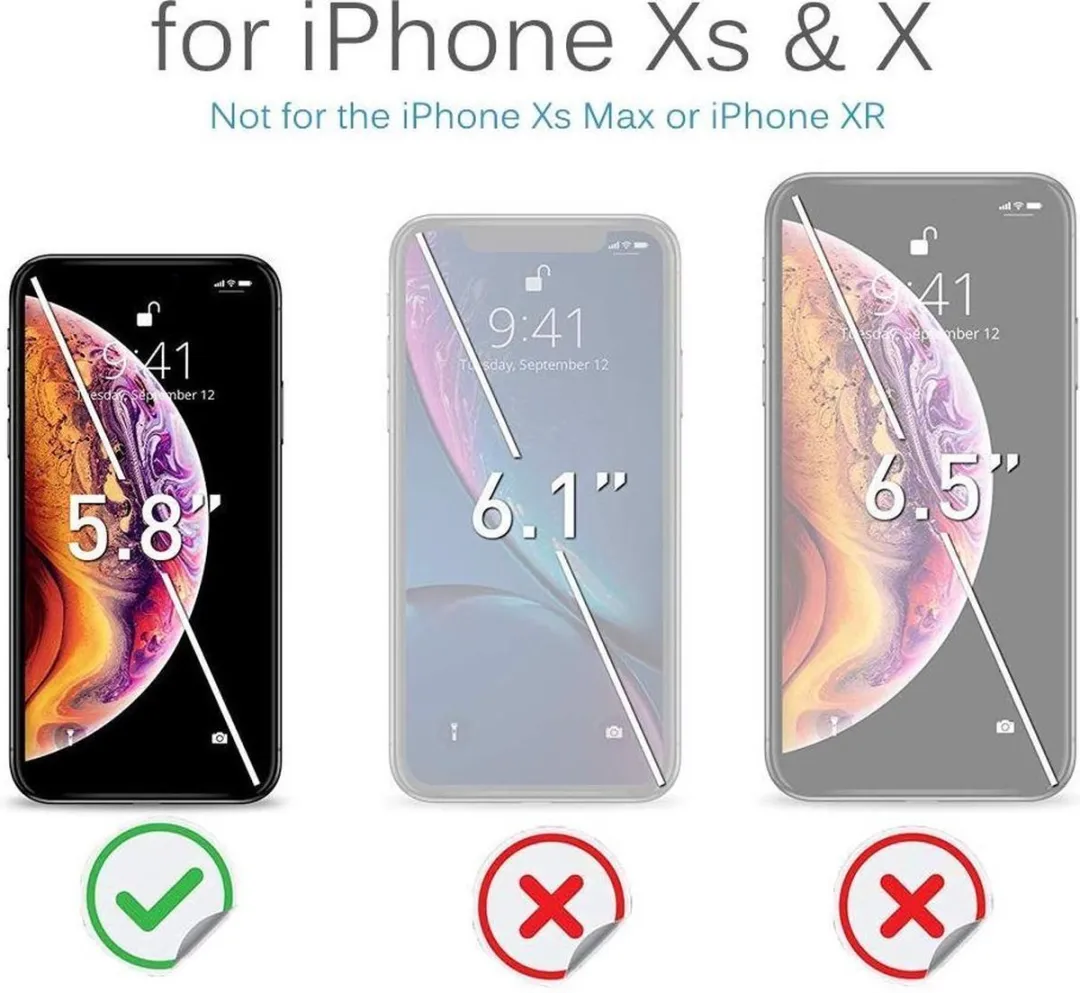 Celly Armor iPhone X/Xs Beschermhoes - Zwart