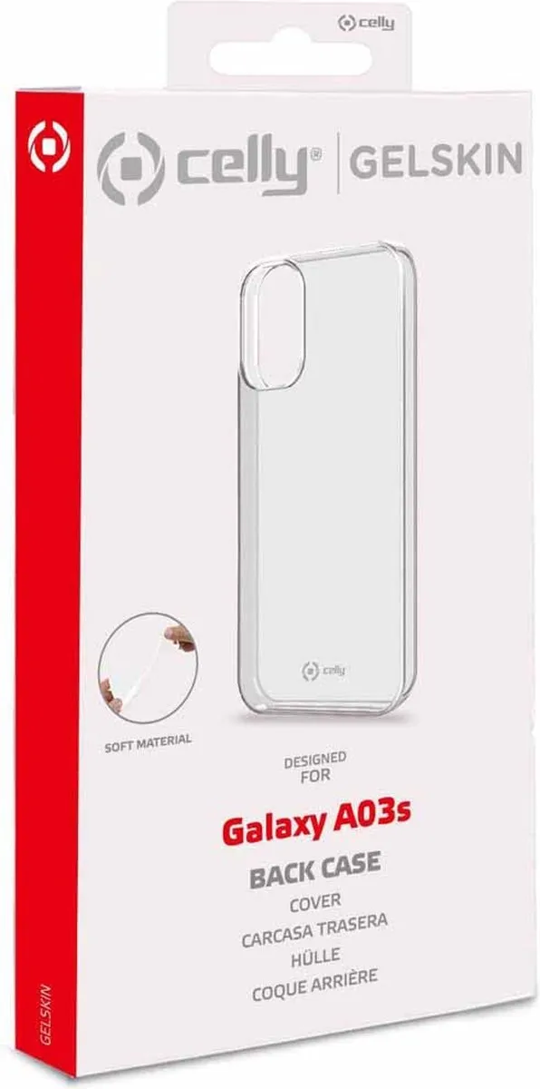Celly Gelskin Siliconen Hoesje 8021735191179 - Transparant
