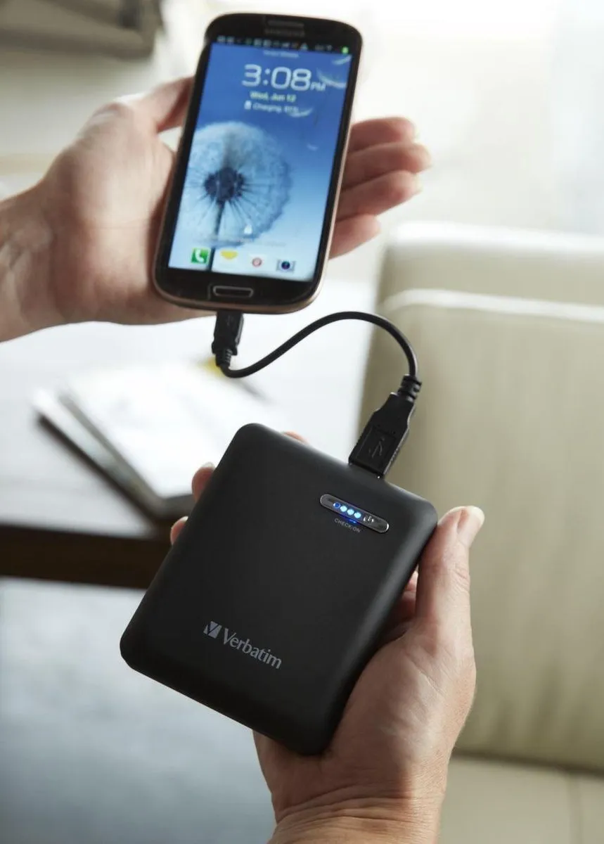 Verbatim 98343 Power Pack 13.600mAh - 2x USB - Zwart