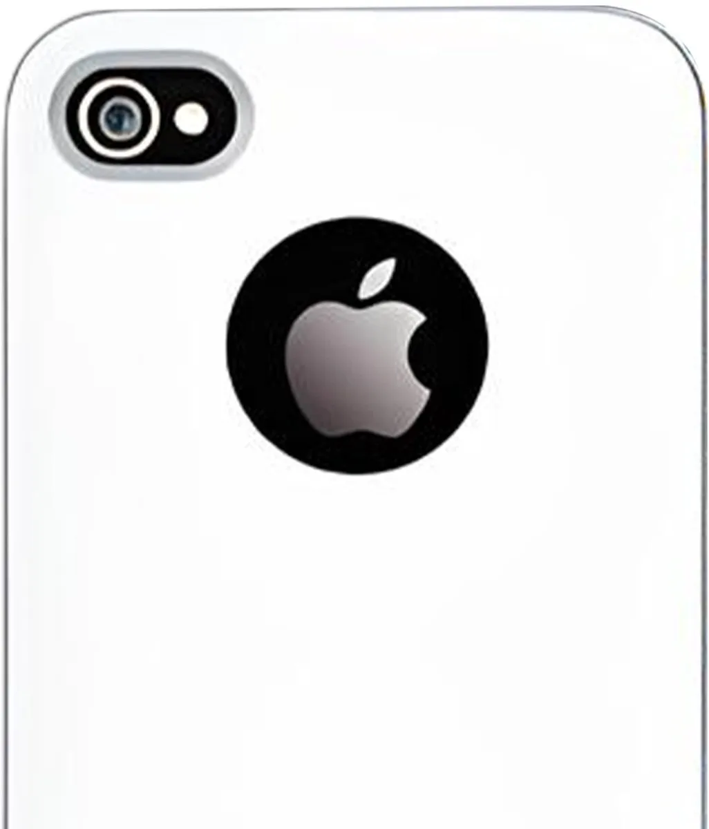 Moshi, Beschermhoesje Geschikt voor Apple iPhone 4/4S iGlaze, Wit