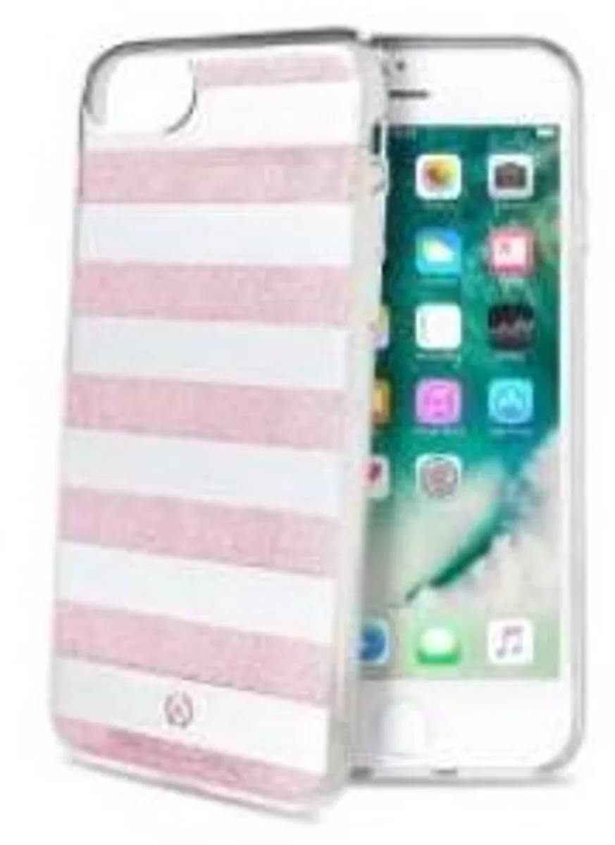 Celly Stripes Back Case iPhone 7/6S/6