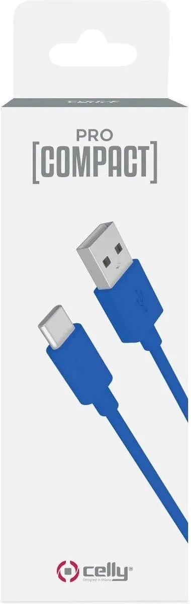 Celly USB-C Kabel 1m - Blauw