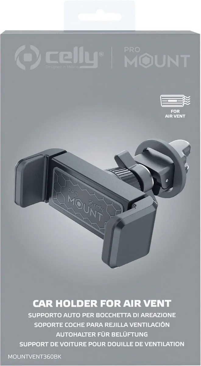 Celly Telefoonhouder Airvent 360°