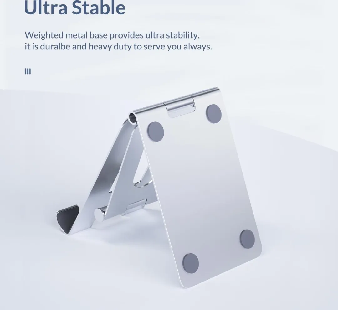 ORICO ORI-LST-S1-SV Telefoonhouder - Aluminium - Zilver