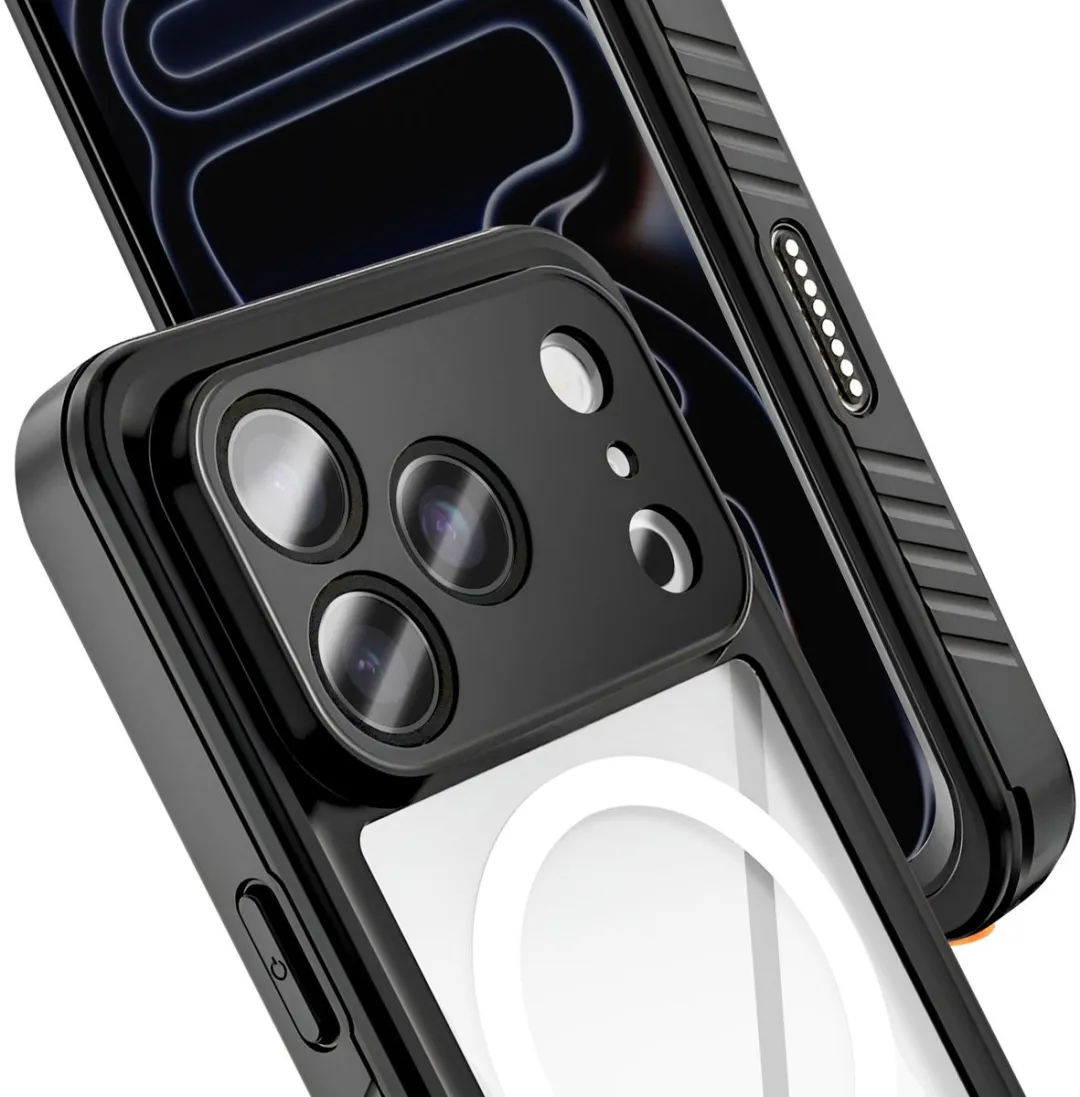 4Smarts iPhone 17 Pro Hoes IP68 - MagSafe - Zwart - afbeelding 6 van 6