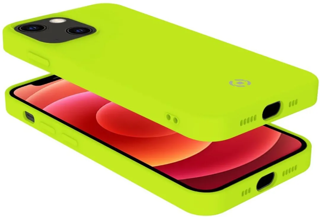 Celly Cromo Back Cover iPhone 13 - Geel - CROMO1007YLF